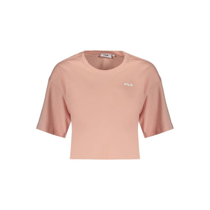 Fila Pink Cotton Women's T-Shirt