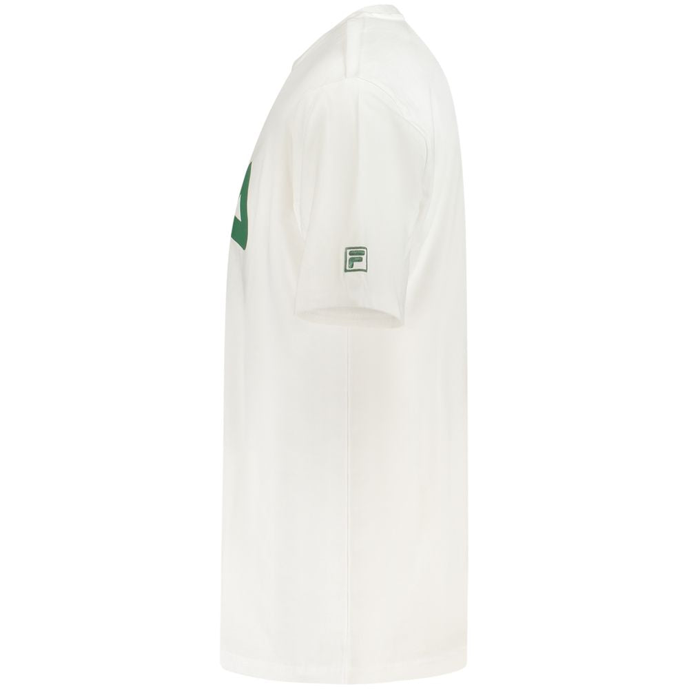 Fila White Cotton Men T-Shirt