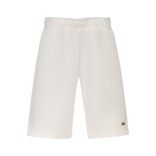 Fila White Cotton Men's Sweatpant