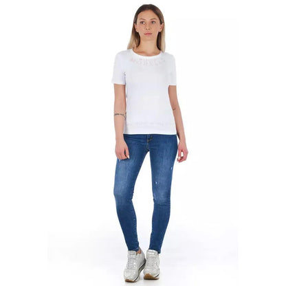 Frankie Morello Blue Denim Women Jeans