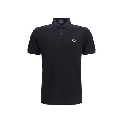Fred Perry Black Cotton Polo Shirt