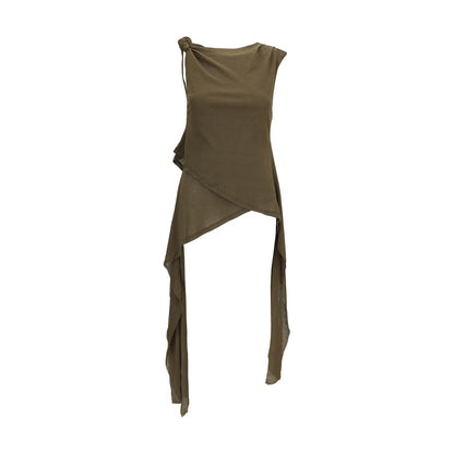 Ganni Bicolor Polyester Blouse