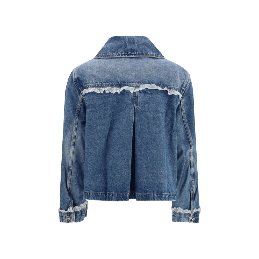 Ganni Blue Cotton Denim Jacket