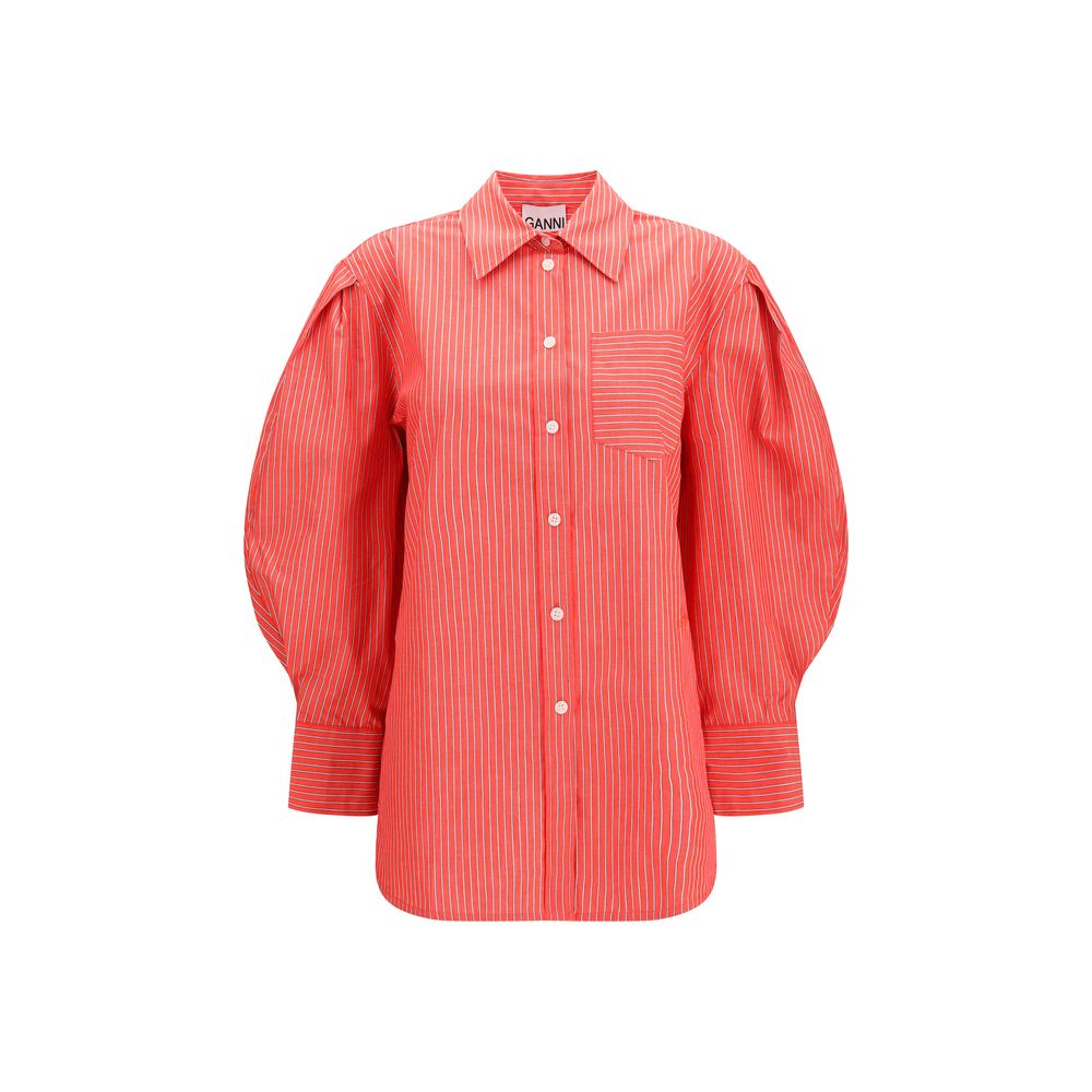 Ganni Multicolor Cotton Blouse