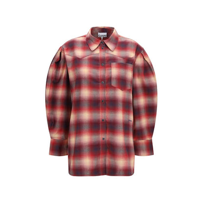 Ganni Multicolor Cotton Pattern Shirt
