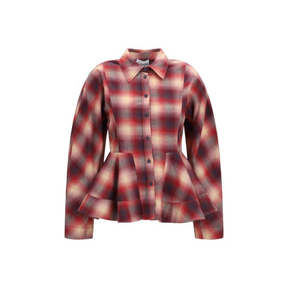 Ganni Multicolor Denim Shirt