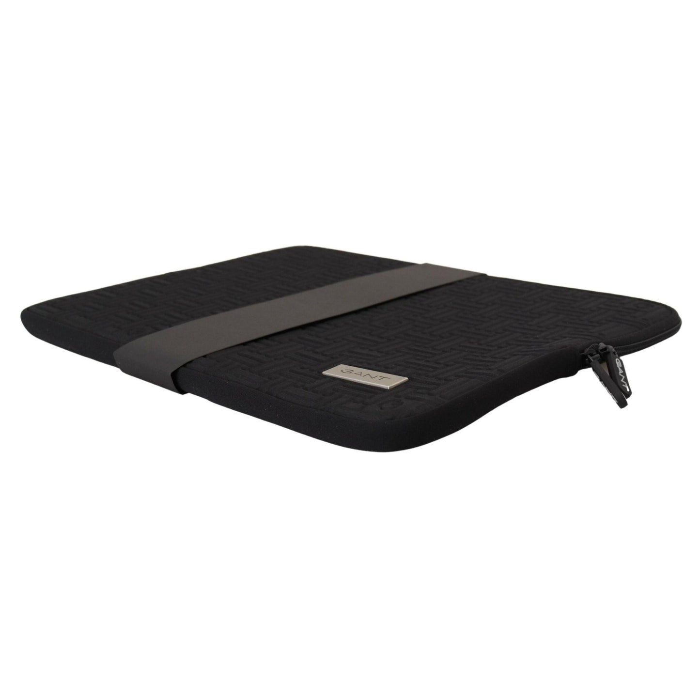 Gant Black Padded Pouch Bag Zipper Cover Sleeve Case