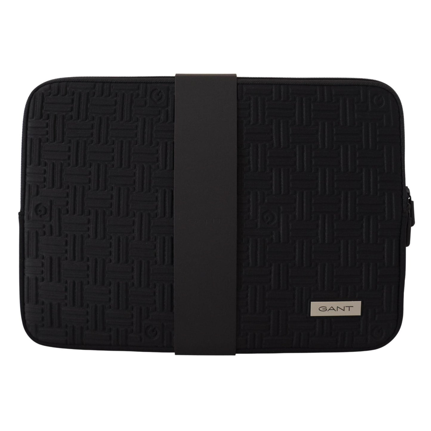 Gant Black Padded Pouch Bag Zipper Cover Sleeve Case