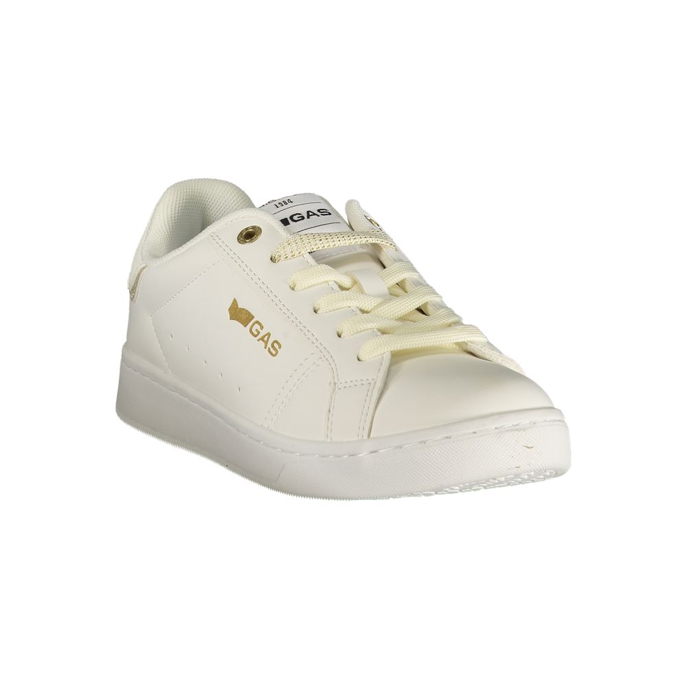 Gas Bianco Polyurethane Women Sneaker
