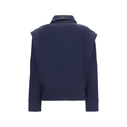 Giorgio Armani Blue Wool Oves Aries Bomber