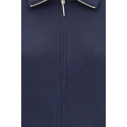 Giorgio Armani Blue Wool Oves Aries Bomber