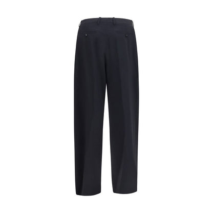 Giorgio Armani Blue Wool Oves Aries Dress Pants