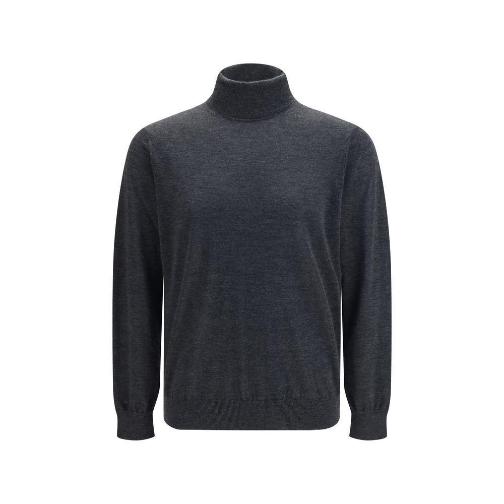 Giorgio Armani Gray Cashmere Turtleneck