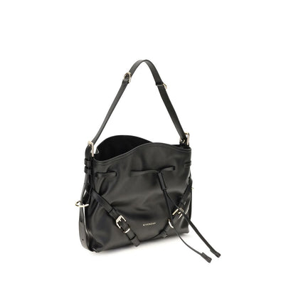 Givenchy Black Calf Leather Bos Taurus Backet Bag