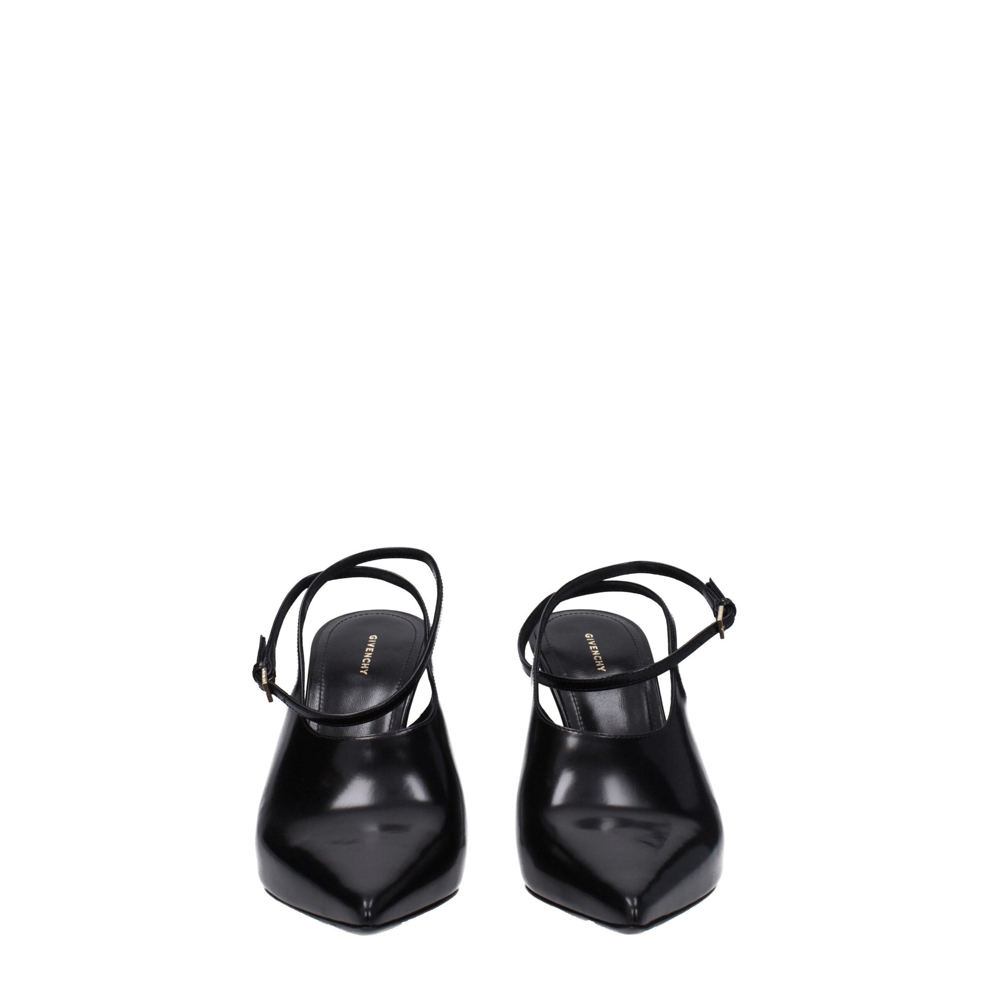 Givenchy Black Leather High Heel Pumps
