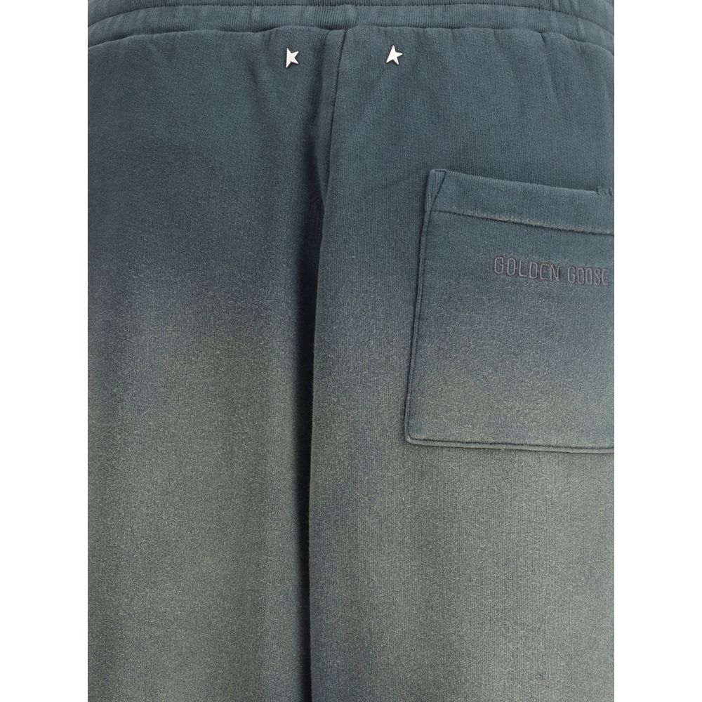 Golden Goose Blue Cotton Joggers (Workout Pants)