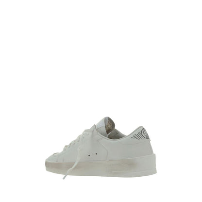 Golden Goose White Goatskin Sneakers