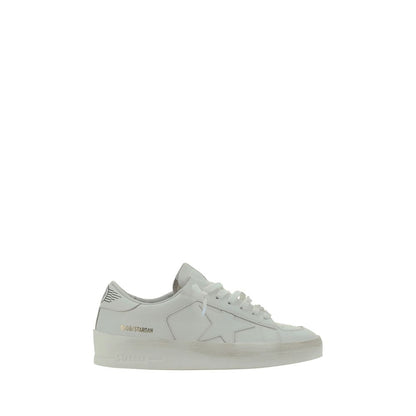 Golden Goose White Goatskin Sneakers