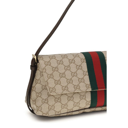 Gucci Beige Fabric Handbag