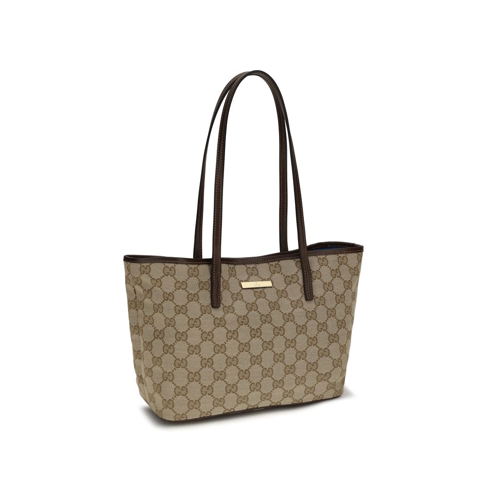 Gucci Beige Polyester Shoulder Bag