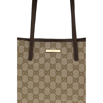 Gucci Beige Polyester Shoulder Bag