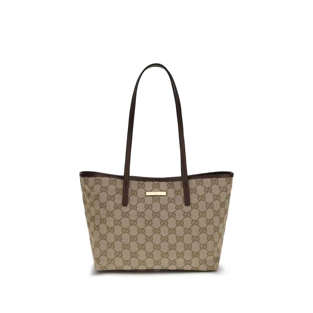 Gucci Beige Polyester Shoulder Bag