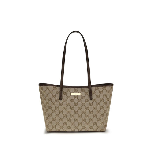 Gucci Beige Polyester Shoulder Bag