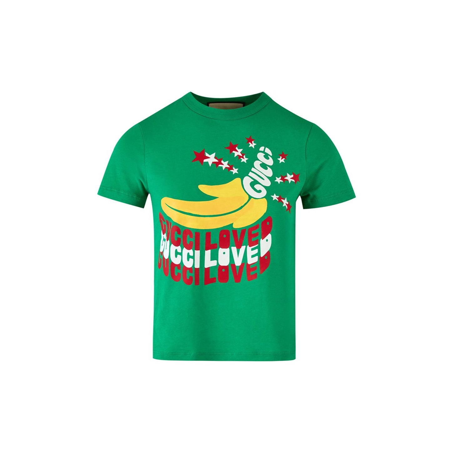 Gucci Green Cotton Logo T-Shirt