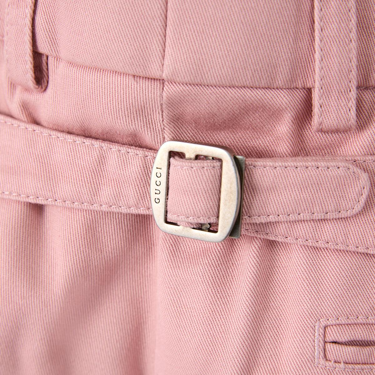 Gucci Light Pink Cotton Pants