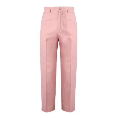 Gucci Light Pink Cotton Pants