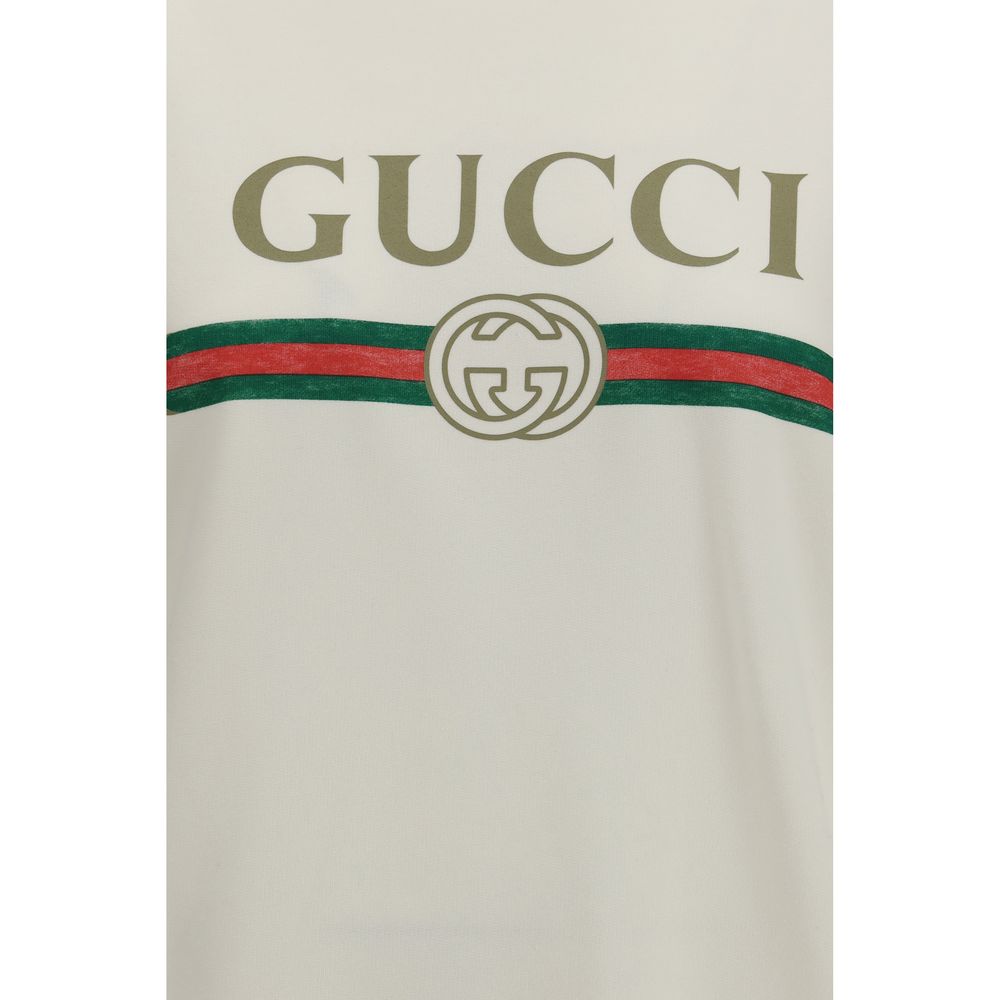 Gucci White Cotton Sweatshirt
