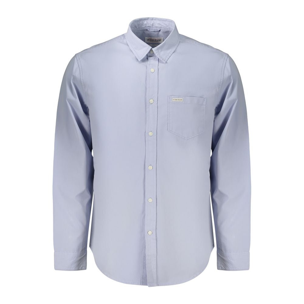 Guess Jeans Azzurro Cotton Men Shirt
