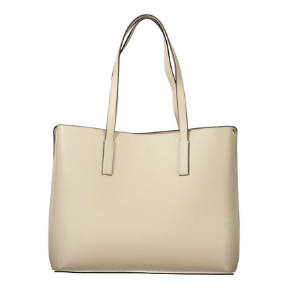 Guess Jeans Beige Polyurethane Women's Bag