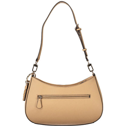 Guess Jeans Beige Polyurethane Women's Bag