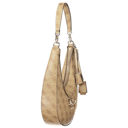 Guess Jeans Beige Polyurethane Women's Bag
