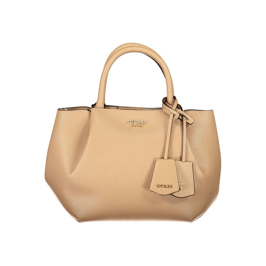 Guess Jeans Beige Polyurethane Women's Bag