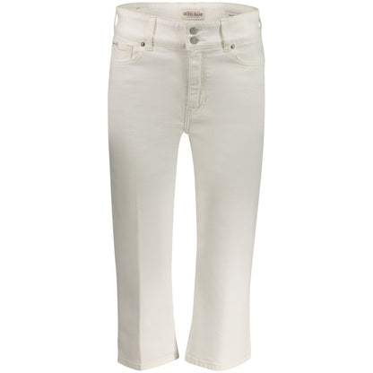 Guess Jeans Bianco Cotton Women Capri