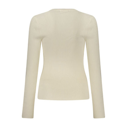 Guess Jeans Bianco Viscose Women Sweater