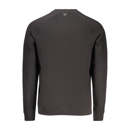 Guess Jeans Black Cotton Men's Sweatshirt