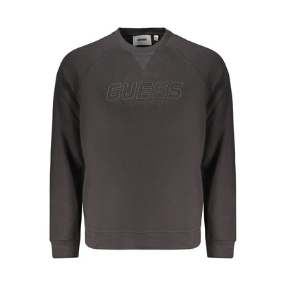 Guess Jeans Black Cotton Men's Sweatshirt