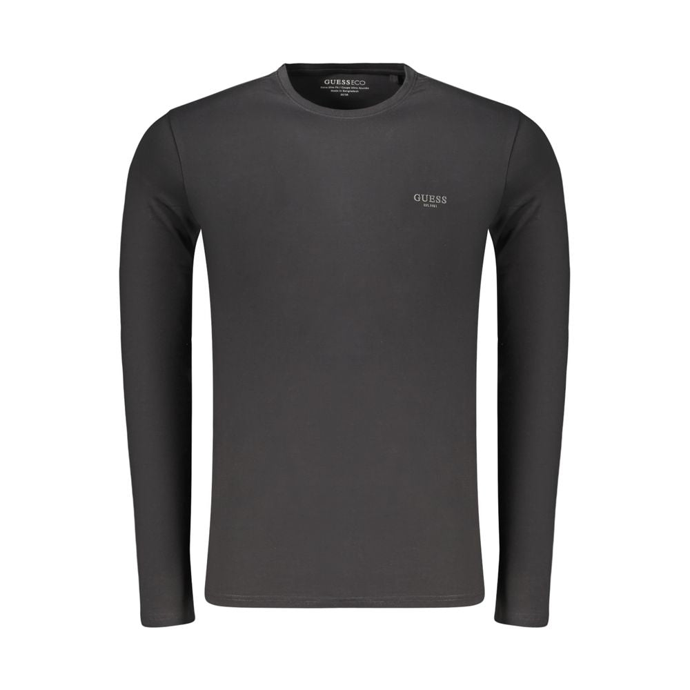 Guess Jeans Black Cotton Men's T-Shirt