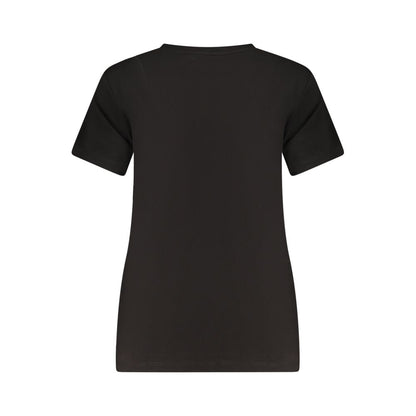 Guess Jeans Black Cotton Women T-Shirt