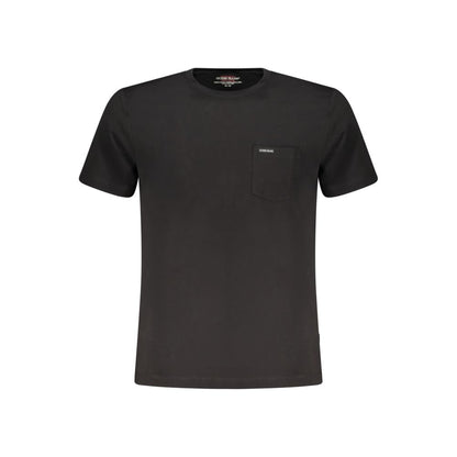 Guess Jeans Black Organic Cotton Men T-Shirt