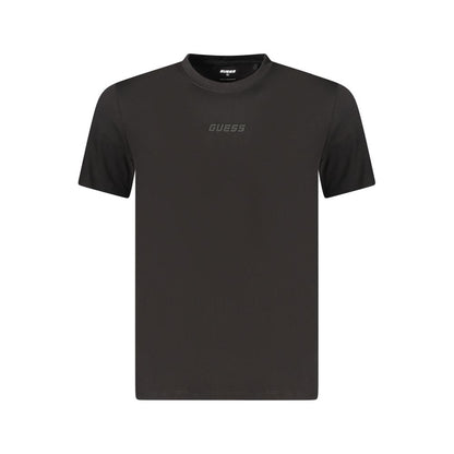 Guess Jeans Black Organic Cotton Men T-Shirt