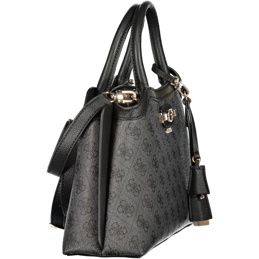 Guess Jeans Black Polyethylene Handbag
