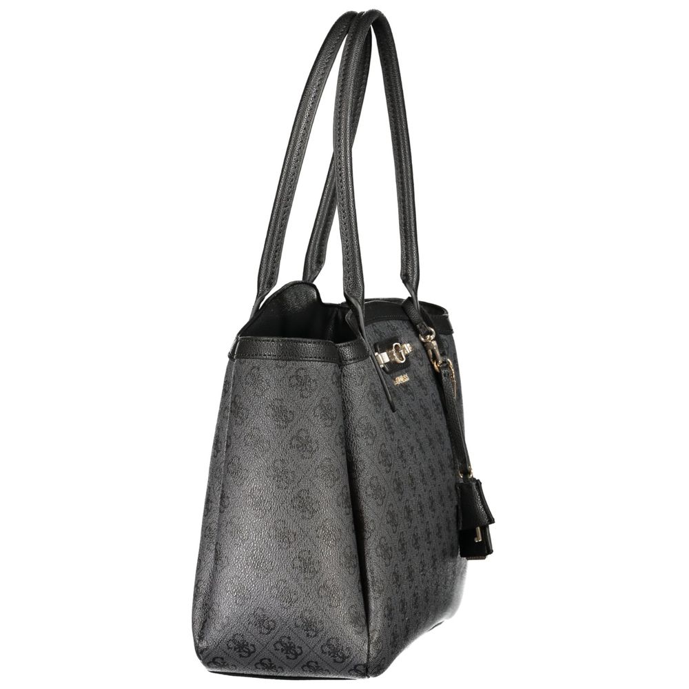 Guess Jeans Black Polyethylene Handbag