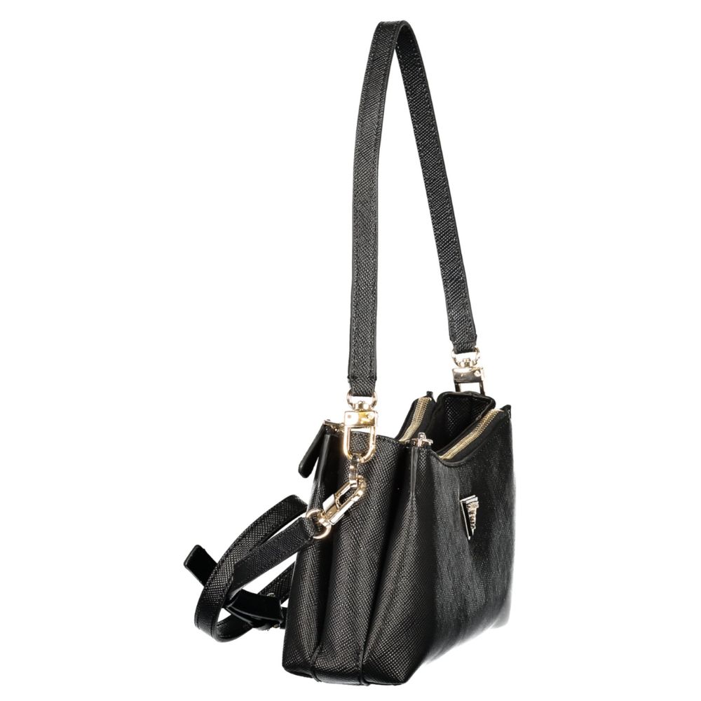 Guess Jeans Black Polyethylene Handbag