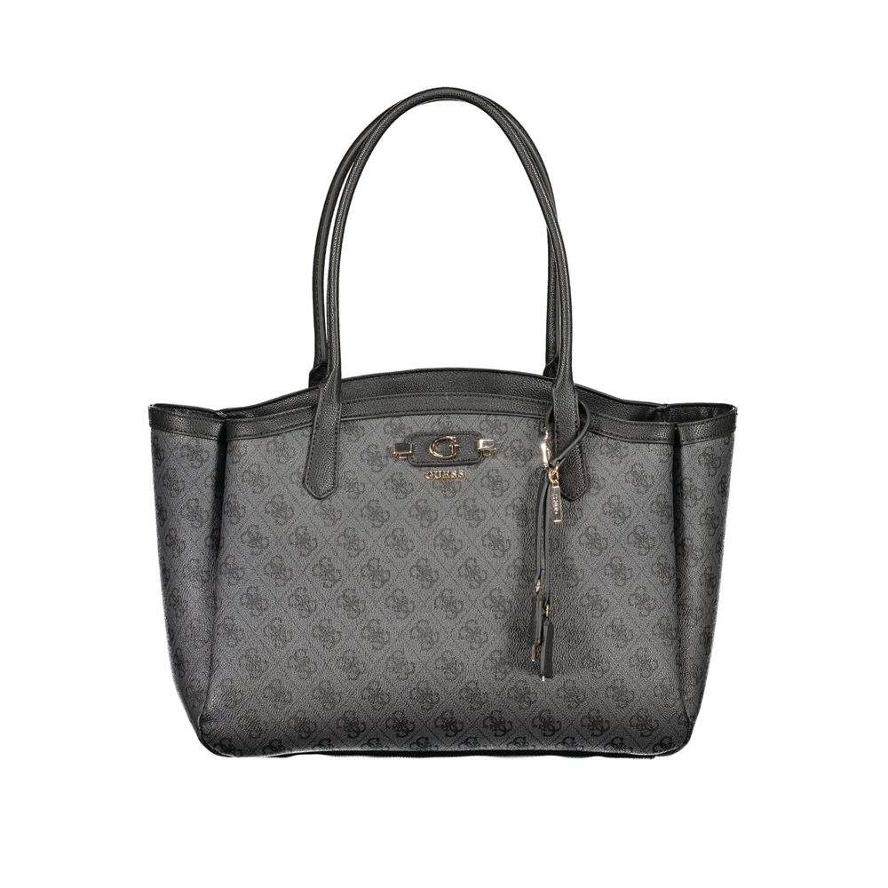 Guess Jeans Black Polyethylene Handbag