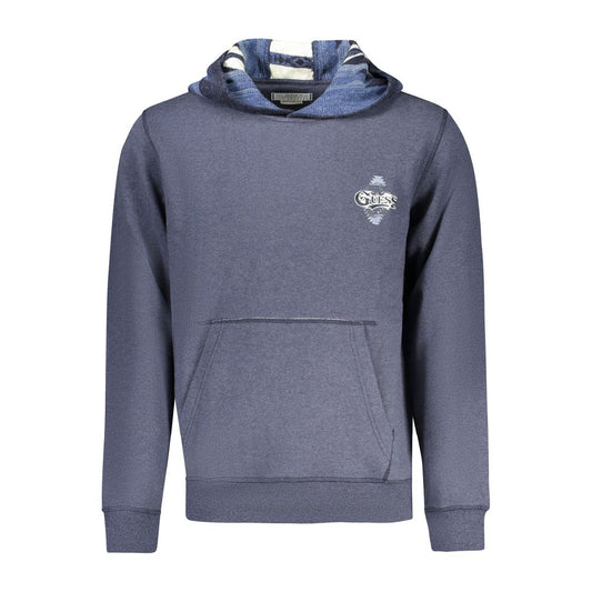 Guess Jeans Blue Cotton Men's Hoodie