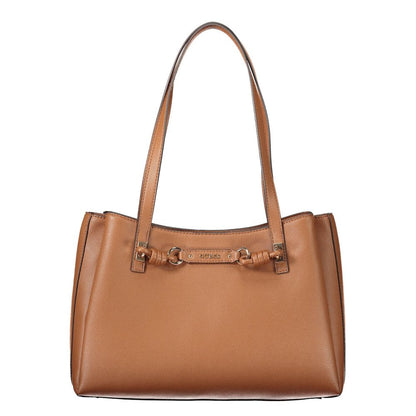 Guess Jeans Brown Polyethylene Handbag